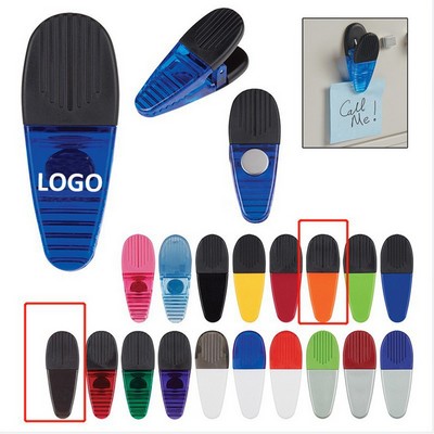 Magnetic Plastic Memo Clip